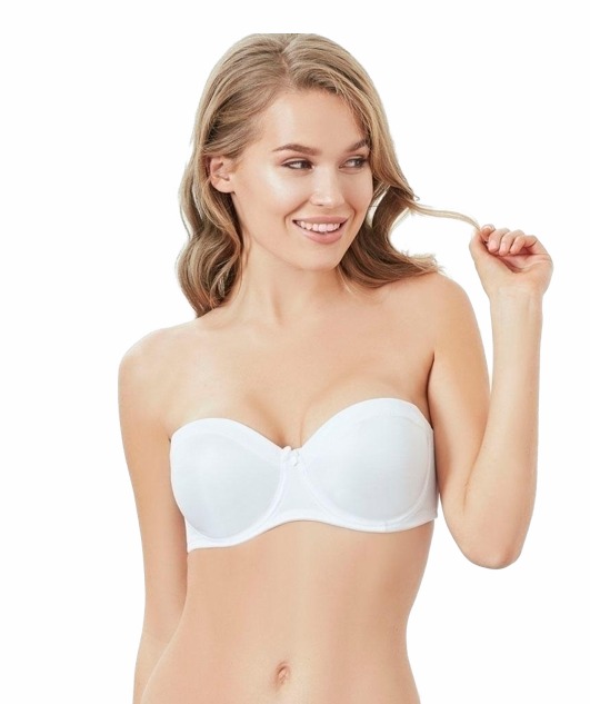  Strapless Χωρίς Ραφές Debora - Λευκό - MAN3591-Λευκό-90B 2025