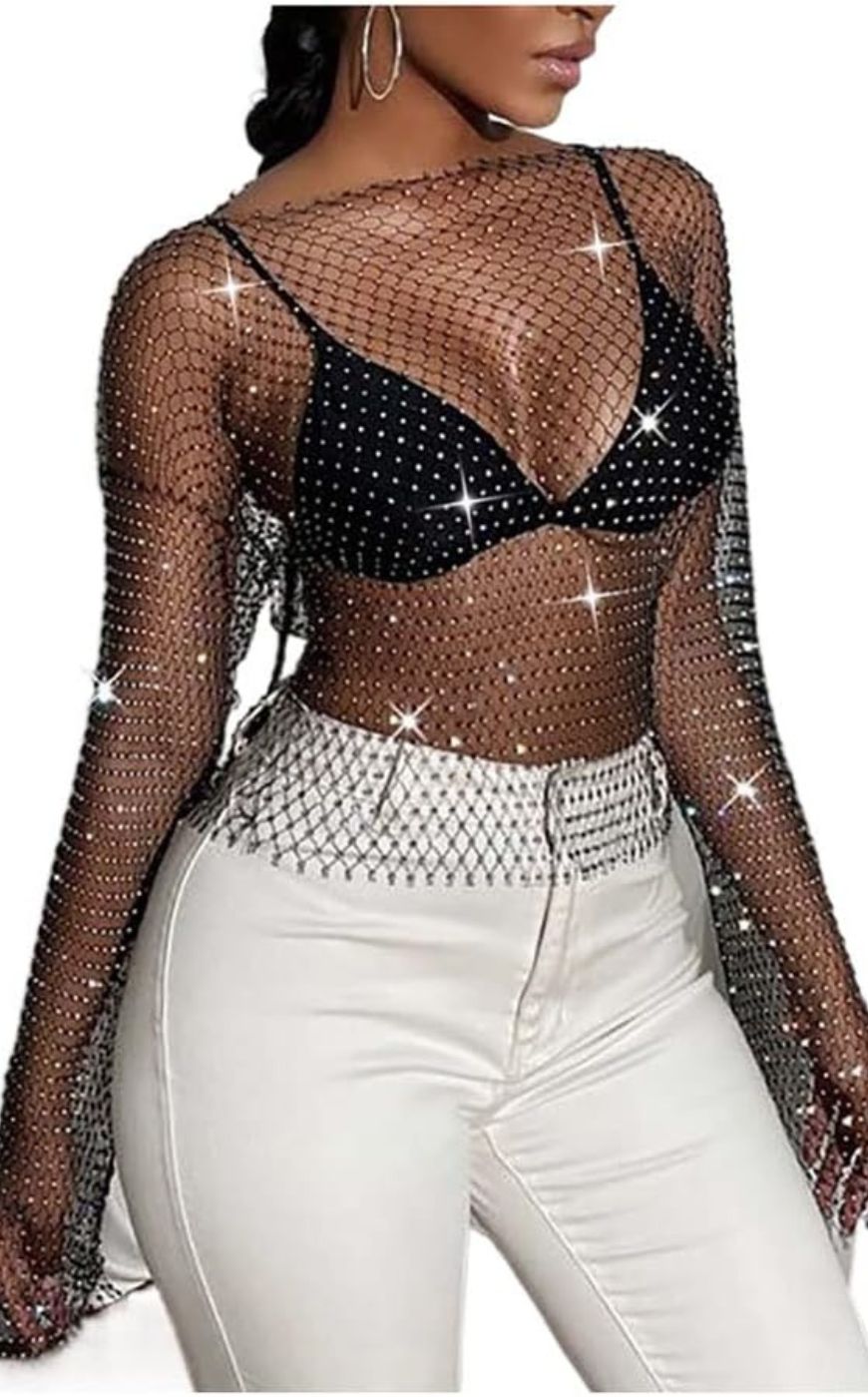 Lingerie Center Τοπάκι Strass Celebrity - Μαύρο - LC6833-3-Μαύρο-One Size